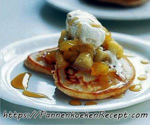 Dikke pannenkoeken met appel