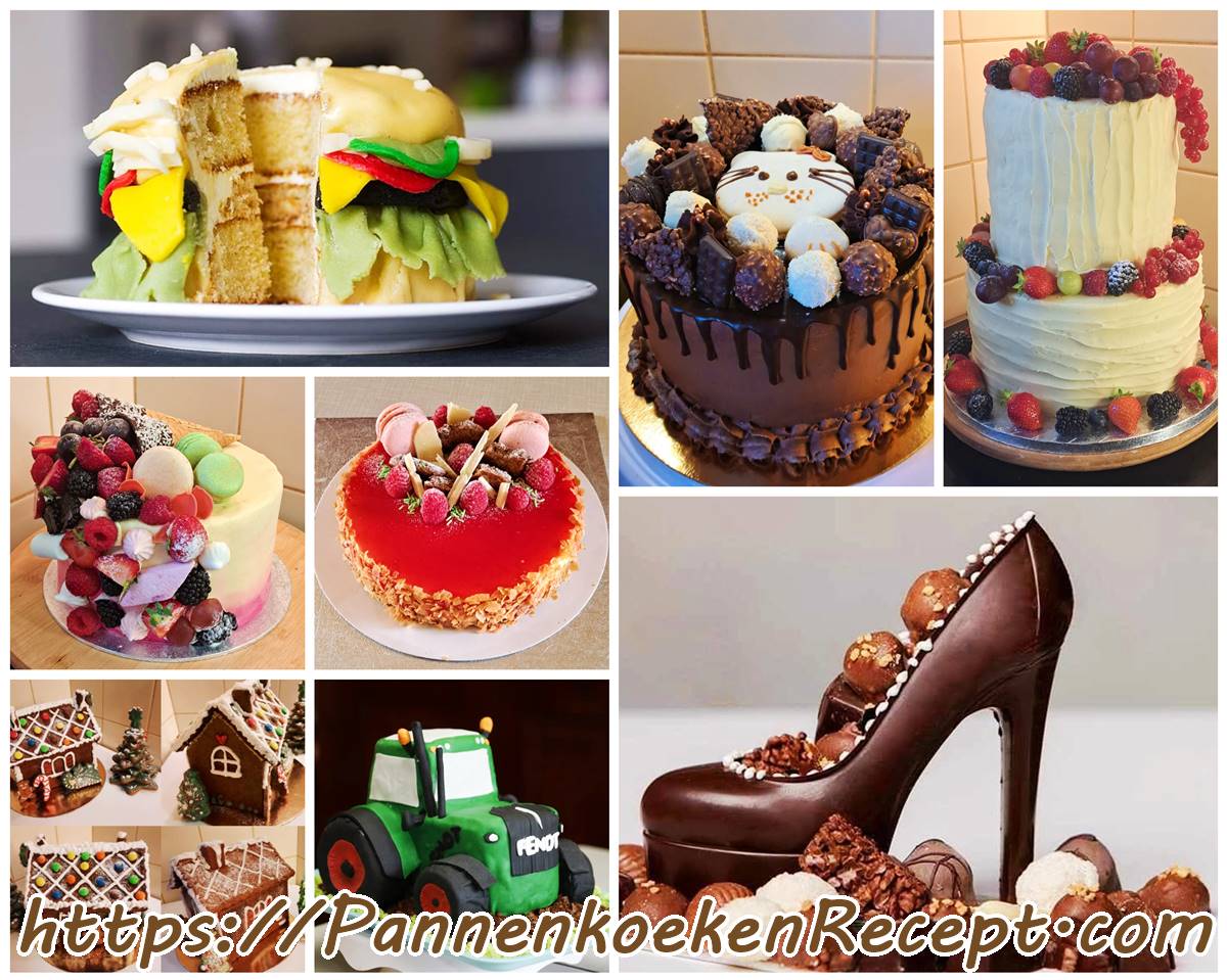 Collage van taarten en chocoladewerk van Madame_Taart