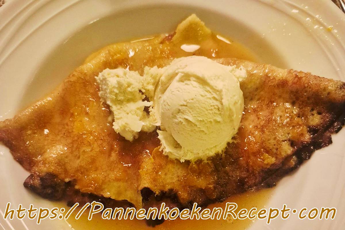 Crêpes Suzette met warme sinaasappelsaus en boter – klassiek Frans dessert