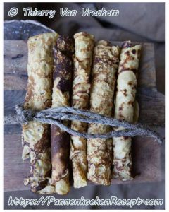 Desem pannenkoeken gemaakt met discard volgens recept uit Het Desem Bakboek van Miro Van Vreckem