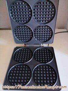 DOMO Wafflelicious wafelijzer voor 4 ronde wafels per keer te bakken