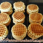 Zelfgebakken suikerwafels zonder gist met kristalsuiker