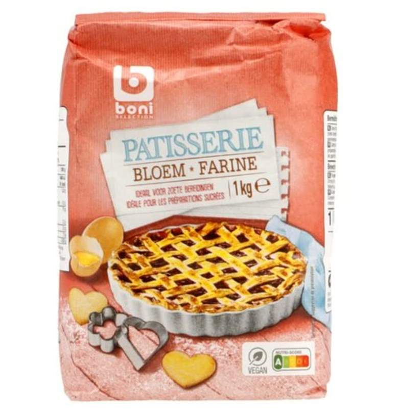 1 zak van 1 kg Boni patisseriebloem