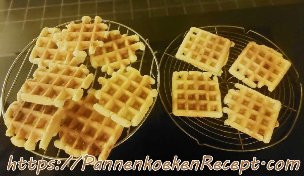 Kleine wafeltjes met bakpoeder van Katrien